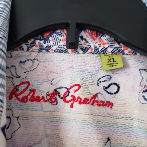 Robert Graham flip cuff longe sleeve shirt XL - Picture 7 of 11
